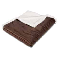 Animal Planet Brown/Pewter Sherpa Rectangle 40 in. L x 50 in. W Blanket