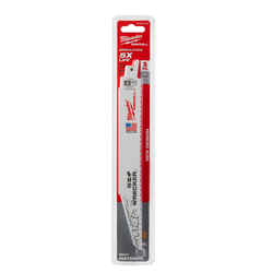 Milwaukee The WRECKER 9 in. L x 1 in. W Bi-Metal Reciprocating Saw Blade 8 TPI Demolition 5 pk