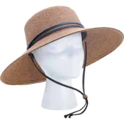 Sloggers Dark Brown Women's Sun Hat M 65% Paper/35% Polyester