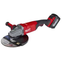 Milwaukee M18 FUEL 7 to 9 in. 18 volt 12 amps Cordless Brushless Large Angle Grinder Kit 6600 r