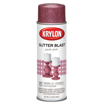 Krylon Posh pink Glitter Blast Spray Paint 5.75 oz