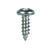 HILLMAN 6 x 3/8 in. L Phillips Pan Head Stainless Steel 100 per box Sheet Metal Screws