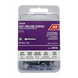 Ace 10 Sizes x 1 in. L Hex Washer Head Hex Self- Drilling Screws Steel Zinc-Plated