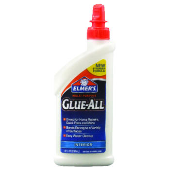 Elmer's Glue-All High Strength Polyvinyl acetate homopolymer All Purpose Adhesive 8 oz