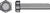 HILLMAN 1/4 in. Dia. x 2-1/2 in. L Zinc Plated Steel Hex Tap Bolt 100 box