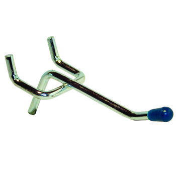 Crawford Silver Steel 2 in. Peg Hooks 100 Zinc Plated