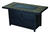 Living Accents Rectangular Propane Fire Pit 24 in. H x 24 in. D x 48 in. W Steel