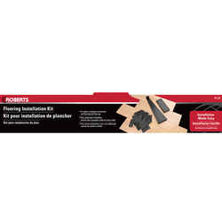 Roberts 3 in. H x 4 in. W x 13 in. L Metal 30 pc. Flooring Installation Kit