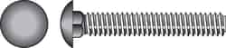 HILLMAN 5/16 Dia. x 2-1/2 in. L Stainless Steel Carriage Bolt 25 pk