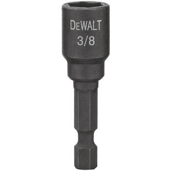 DeWalt Impact Ready 3/8 in. x 1-7/8 in. L Black Oxide 1 pc. Quick-Change Hex Shank 1/4 in. Nut