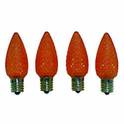 Celebrations LED C9 C9 Replacement Bulb Orange 25 pk