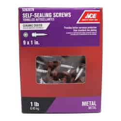 Ace 9 Sizes x 1 in. L Hex Hex Washer Head Ceramic Steel Self-Sealing Screws 1 lb.