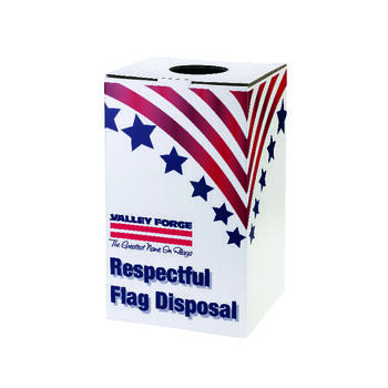 Valley Forge Flag Disposal Box