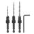 DeWalt Steel Countersink Set 1/4 in. Quick-Change Hex Shank 3