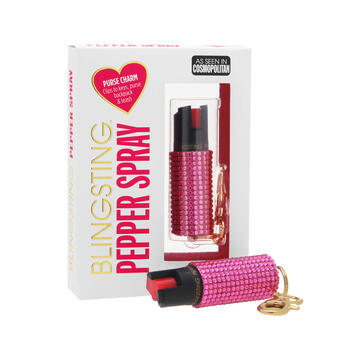 Blingsting Pink Plastic Pepper Spray