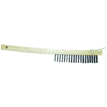 Allway 1 in. W X 19 in. L Carbon Steel Wire Brush with Scraper