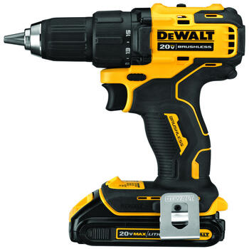 DeWalt Atomic 20V MAX 20 V 1/2 in. Brushless Cordless Compact Drill Kit (Battery &amp; Charger)