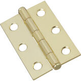 National Hardware 2-1/2 in. L Brass Steel Cabinet Hinge 2 pk