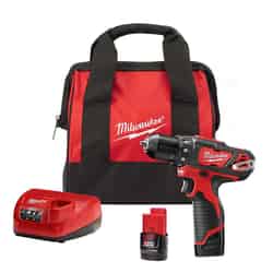 Milwaukee 12 V 3/8 in. Brushed Cordless Drill Kit (Battery & Charger)