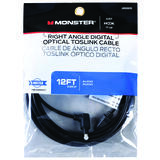 Monster Cable Just Hook It Up 12 ft. L Digital Optical Toslink Cable Digital Optical