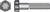 HILLMAN 1/2 in. Dia. x 2-1/2 in. L Heat Treated Yellow Dichromate Hex Head Cap Screw 50 box
