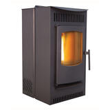 Castle  Serenity  EPA Certified 1500 sq. ft. Wood Pellet  Stove  40 lb. capacity 