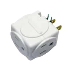 Ace Grounded 3 Surge Protection 1 pk Cube Adapter