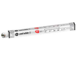 GE Lighting 15 watts T12 18 in. Cool White Fluorescent Bulb 760 lumens 1 pk Linear