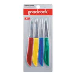 Good Cook Assorted Colors Paring Knife