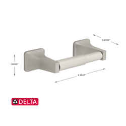 Franklin Brass/Liberty Hardware Futura Toilet Paper Holder 2 in. x 4.5 in. x 11.38 in. Satin Nickel