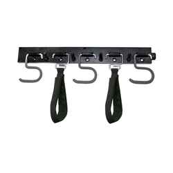 Crawford 48 in. D Rack 15 lb. capacity Black Steel 1 pk