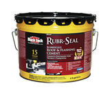 Black Jack Rubr-Seal Gloss Black Rubber Roof & Flashing Cement 2.75 gal.