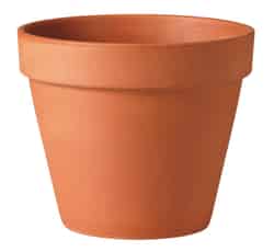 Deroma 9.7 in. H x 10 in. W Terracotta Clay Clay Traditional Planter