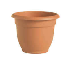 Bloem 10 in. Dia. Terracotta Clay Resin Ariana Planter