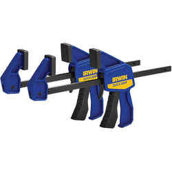 Irwin Quick-Grip 6 x 2-7/16 in. D 100 lb. 2 pk Bar Clamp