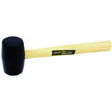 Steel Grip 16 oz. Rubber Mallet 13 in. L x 2.25 in. Dia.