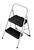 Cosco 28.15 in. H x 17.323 in. W Steel 2 Folding Two Step Stool 200 lb.