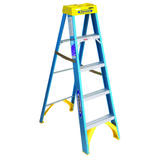 Werner 5 ft. H x 20.5 in. W Fiberglass Type I 250 lb. Step Ladder