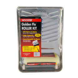 Wooster Golden Flo Threaded End 9 in. W Regular Paint Roller Kit