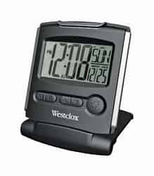 Westclox Black Travel Alarm Clock Digital