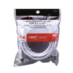Monster Cable Hook It Up 15 ft. L USB Cable