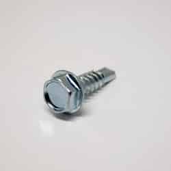 Ace 8-18 Sizes x 5/8 in. L Hex Hex Washer Head Zinc-Plated Steel Self- Drilling Screws 1 lb.