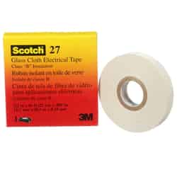 Scotch 1/2 in. W x 66 ft. L White Rubber Glass Cloth Electrical Tape
