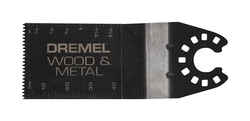 Dremel Multi-Max 1.7 in x 1.25 in. L x 1-1/4 in. Dia. Steel Wood and Metal Flush Cut Blade 1 p