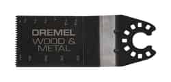 Dremel Multi-Max 1.7 in x 1.25 in. L x 1-1/4 in. Dia. Steel Wood and Metal Flush Cut Blade 1 p