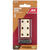 Ace 2 in. W x 1 in. L Antique Brass Brass Narrow Hinge 2 pk