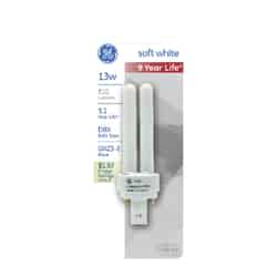 GE Lighting Energy Smart 13 watts T4 4.84 in. Soft White CFL Bulb 810 lumens A-Line 1 pk