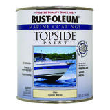 Rust-Oleum Interior/Exterior Gloss Oyster White Marine Topside Paint Gloss 1 qt. Outdoor