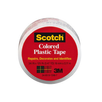 Scotch Clear 125 in. L X 3/4 in. W Plastic Tape