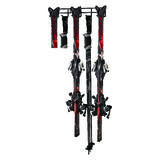 Racor 3 in. H x 20 in. W x 4 in. D Black Steel Ski Storage Rack